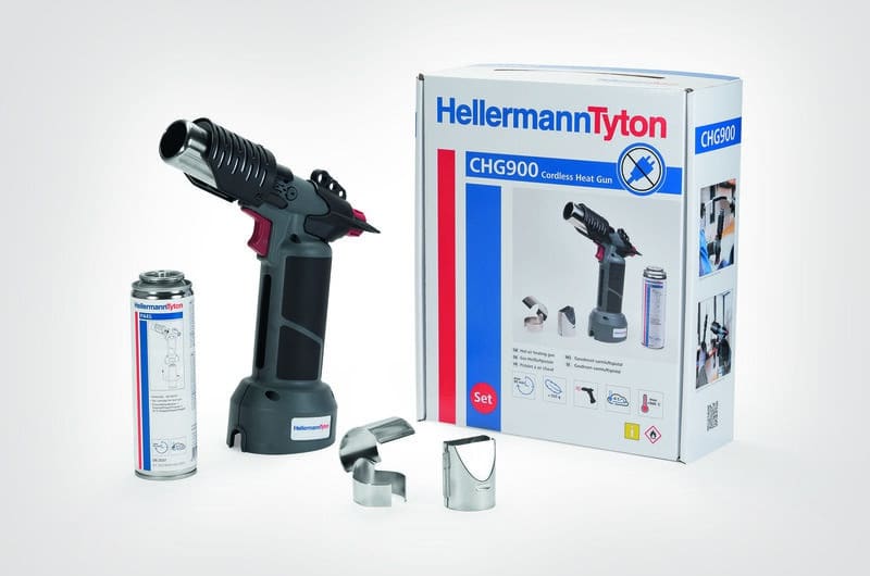 HellermannTyton launches cordless heat gun for electrical contractors