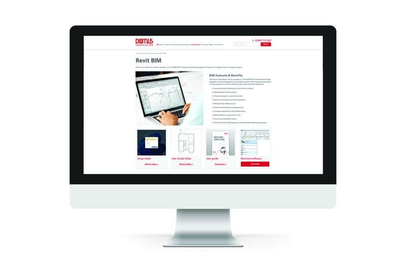 Domus Ventilation Revit® BIM files now available as direct download