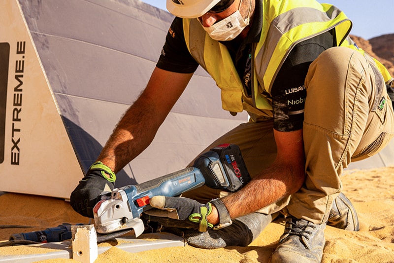Extreme E counts on Bosch Professional equipment during motorsport series